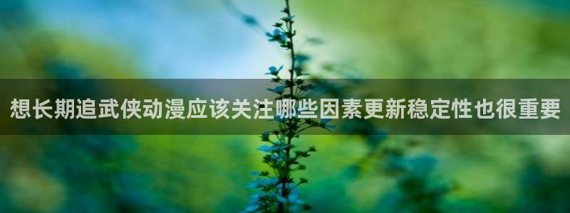 韩漫历史漫画：想长期追武侠动漫应该关注哪些因素更新稳定性也很重要